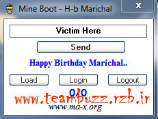 بوتر جدید یاهو- Yahoo Mine Boot - Happy Birthday